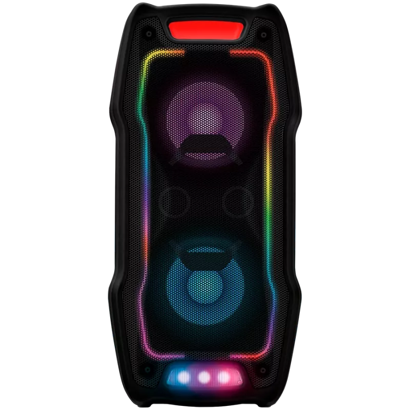 Garsiakalbis SVEN PS-730, juodas (100 W, TWS, Bluetooth, FM, USB, microSD, LED ekranas, 4400 mAh)
