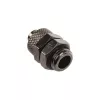 Tiesi jungtis G1/4 colio išorinis sriegis prie 11/8 mm – nikelis, juoda
