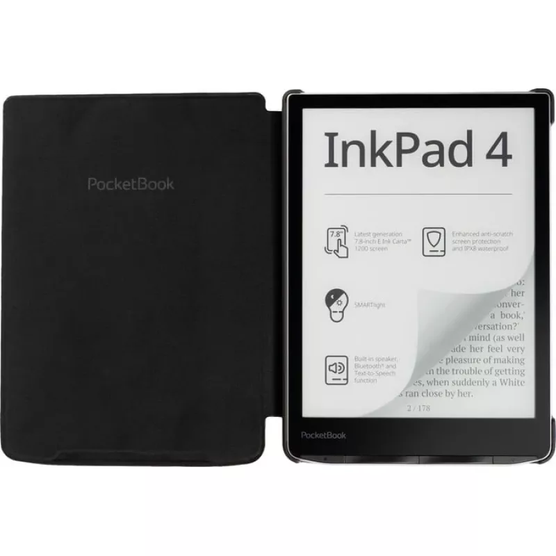Planšečių dėklas PocketBook H-S-743-CL-WW skirtas 7,8 colio įrenginiams, permatomas apsauginis dėklas