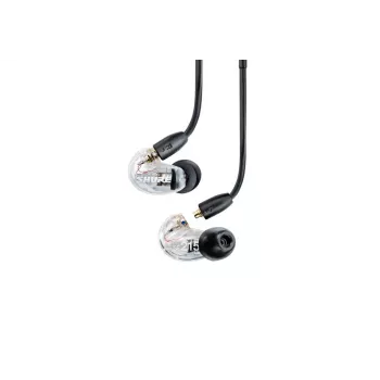 Shure AONIC 215 - į ausis įdedamos ausinės su vienu keitikliu ir 3,5 mm laidu (permatomos)