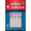 Adata Microtex SINGER 250053203 dydis 80/12 — plona aštri adata tiksliam siuvimui ant lengvų audinių