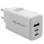 GaN įkroviklis QOLTEC 51822 65W 2×USB A 2×USB‑C