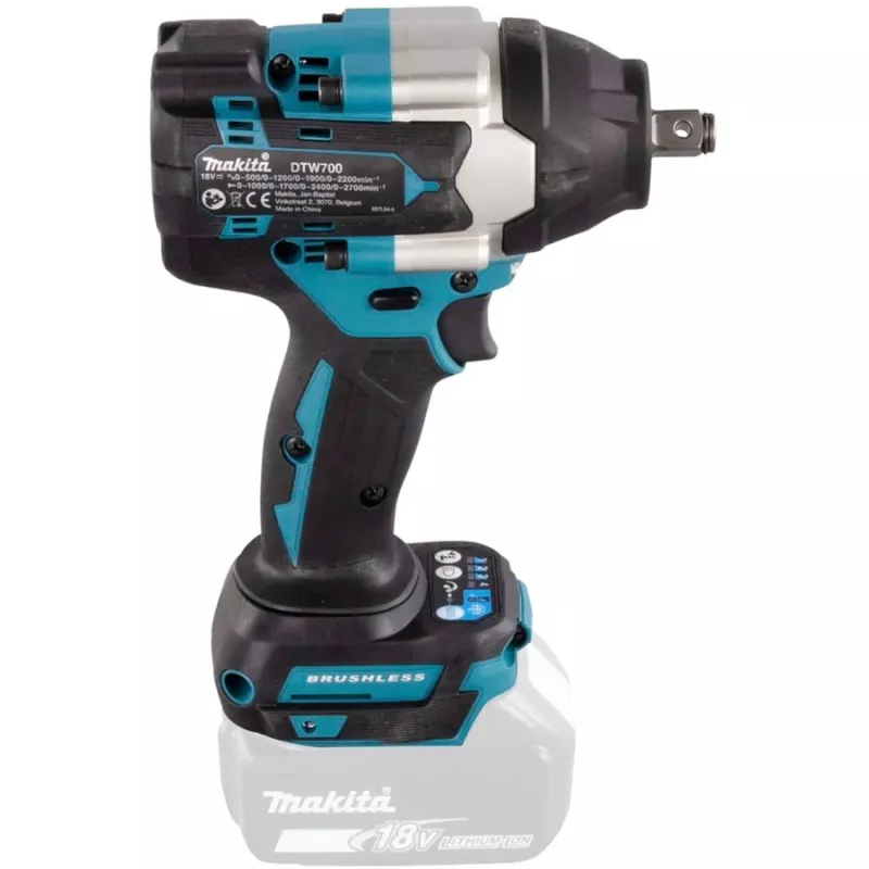 Makita DTW700Z elektrinis smūginis veržliasukis 1/2 2200 aps./min 700 N⋅m Žalias