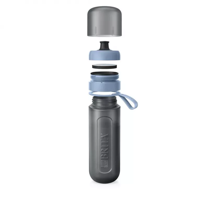 BRITA Active vandens filtro buteliukas 600 ml pastelinės mėlynos spalvos su filtrais