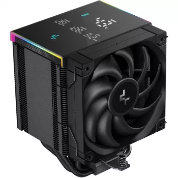Oro aušintuvas DeepCool AK500 Digital Pro 12 cm juodas su skysčių dinaminiu guoliu
