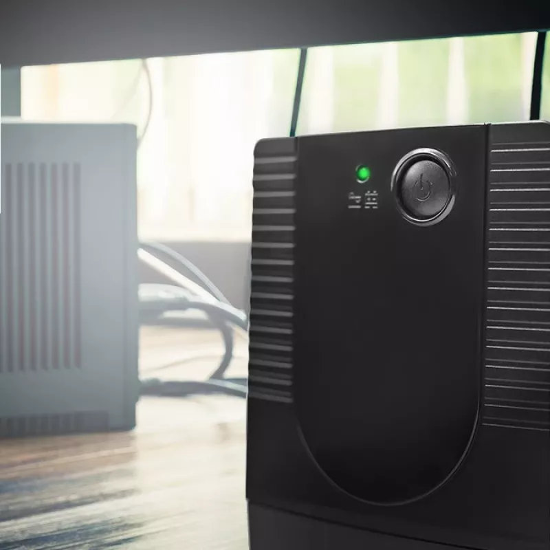 Qoltec 53772 nepertraukiamo maitinimo šaltinis (UPS) Line-Interactive 0,65 kVA 360 W 1 kintamosios srovės lizdas