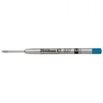 Pelikan Ballpoint Pen Jumbo Refill 337, F, Blue and a. for Pelikan Ballpoint Pen Big Size silver K77 - (915421)