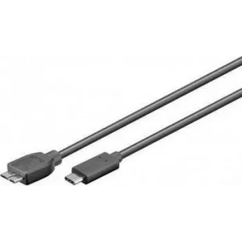 Wentronic Goobay USB 3.0 SuperSpeed laidas > USB-C™, 1 m - USB 3.0 mikro kištukas (B tipas) > USB-C kištukas (67996)