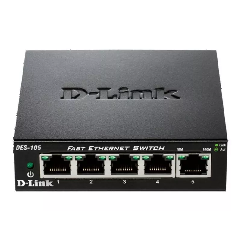 D-Link DES-105 nevaldomas L2 juodas