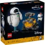 LEGO konstruktorius Disney Pixar WALL·E ir EVE 43279 — 811 dalių, 130 mm aukštis, skirtas 18+