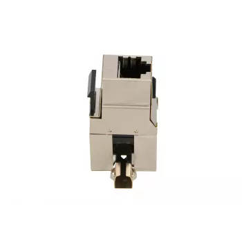 Keystone lizdas Extralink CAT6 STP RJ45, moteriškas, plieno spalvos, 1 vnt.