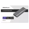 Qoltec korpusas SSD M.2 diskui, SATA, NGFF, USB-C