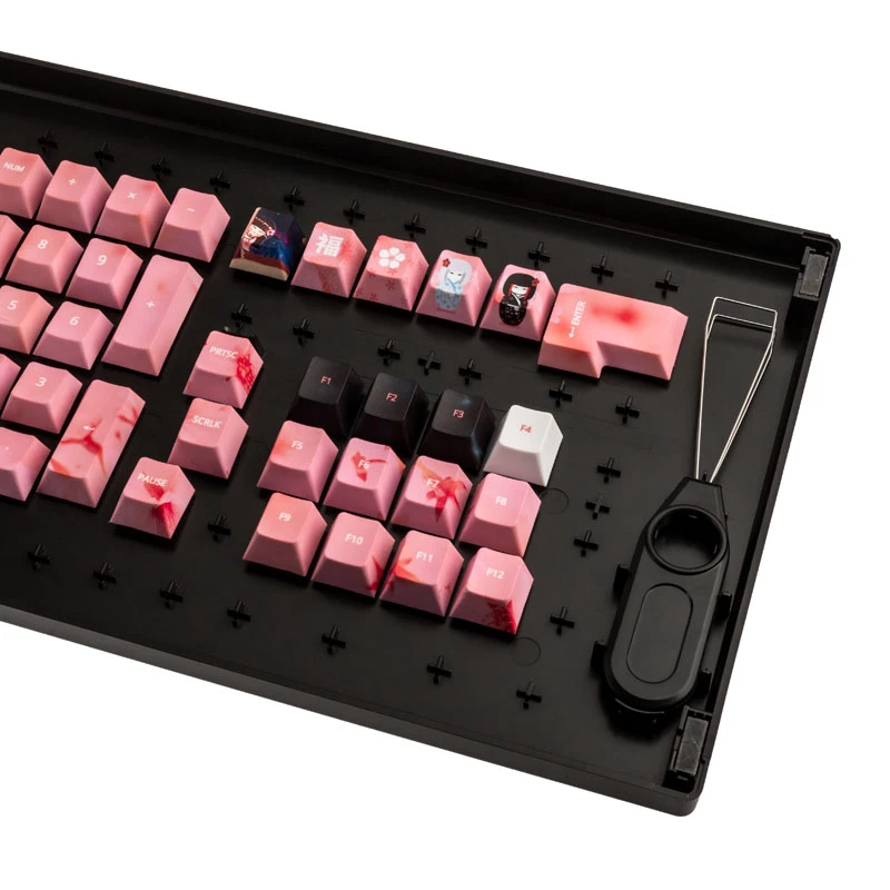 Keycap Set Traitors ZASHIKI WARASHI (UK išdėstymas) – rankų darbo teminiai keičiamieji klavišų dangteliai