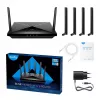 Stalinis belaidis maršrutizatorius Cudy P5 — Dviejų juostų „Wi‑Fi 6“, 5G Sub6, dviguba „NanoSIM“, „Gigabit Ethernet“, 6 nuimamos antenos, 256 MB RAM