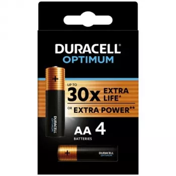 Duracell Optimum AA LR6 batteries blister 4 pieces