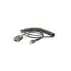 Zebra CBA-R71-C09ZAR serijinis laidas juodas 2,8 m RS232 DB9