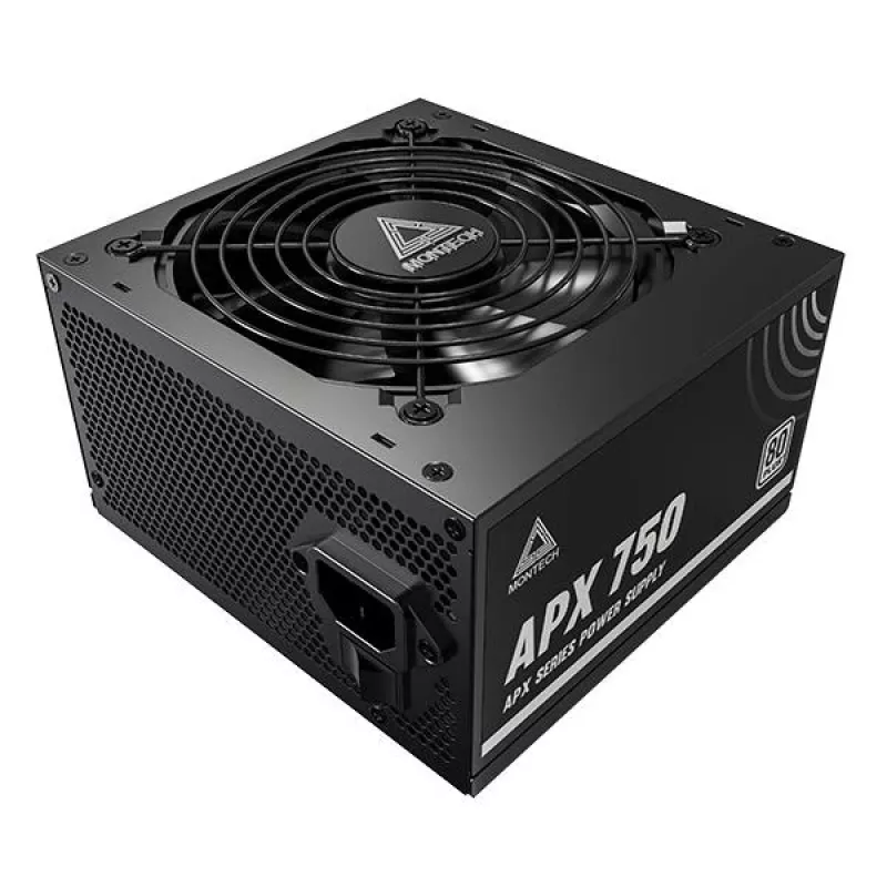 Montech APX750 maitinimo blokas 750 W 20+4 kontaktų ATX ATX juodas