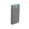 PowerBank EnerGo 10000mAh pilkai mėlyna