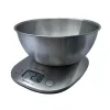 Elektroninės virtuvinės svarstyklės ESPERANZA LYCHEE — 5 kg talpa, 1 g tikslumas, nerūdijančio plieno dubuo 21 l