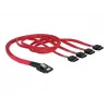 Delock - SATA- / SAS-kabelis - 4-Lane - SATA (W) to 36 PIN 4iMini MultiLane (M) - 50 cm (83057)