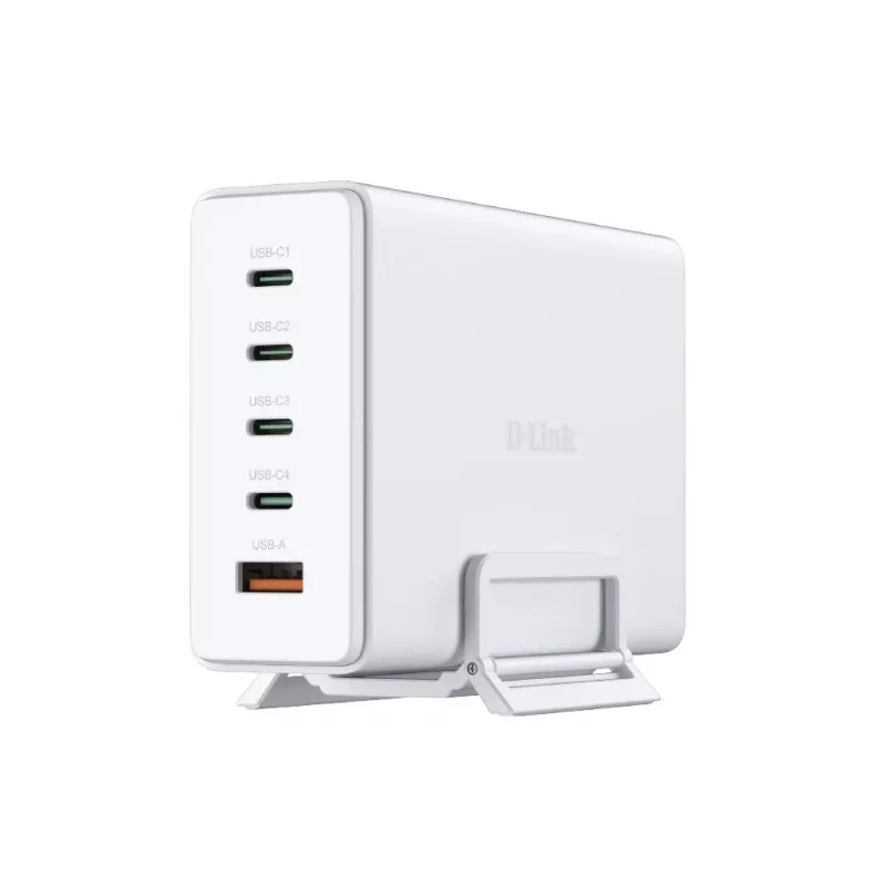 D-Link 240W GaN Įkroviklis, Vidaus, AC, Balta