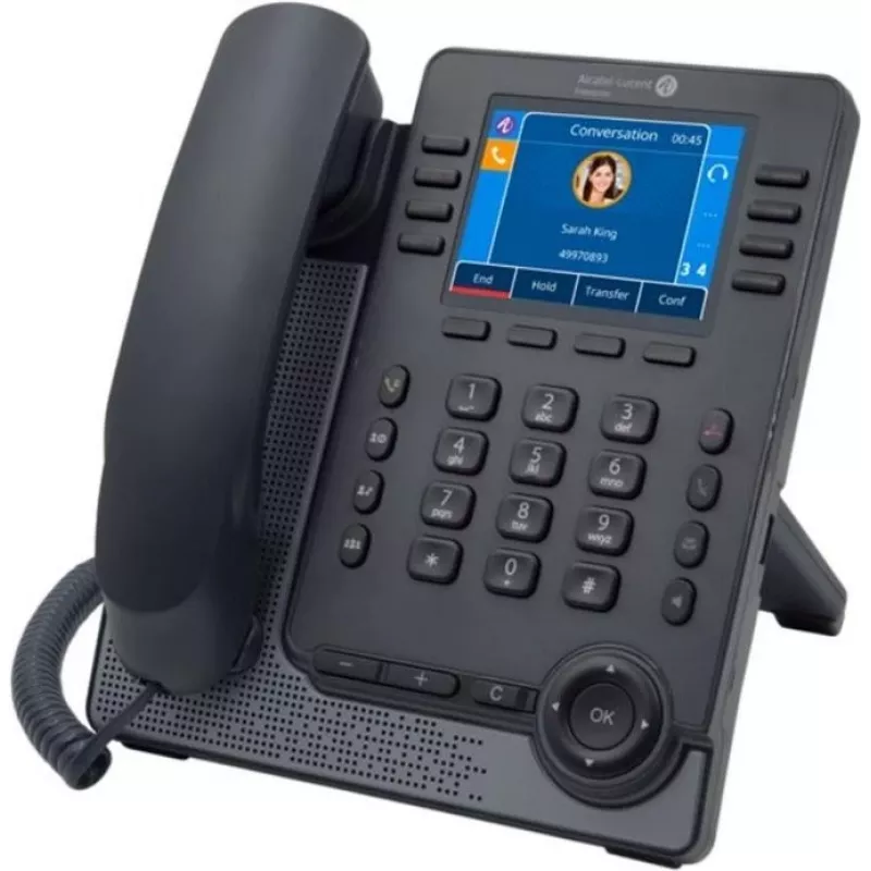 IP telefonas Alcatel M7s Pilkas Laidinis ragelis 3,5 colio Ekranas
