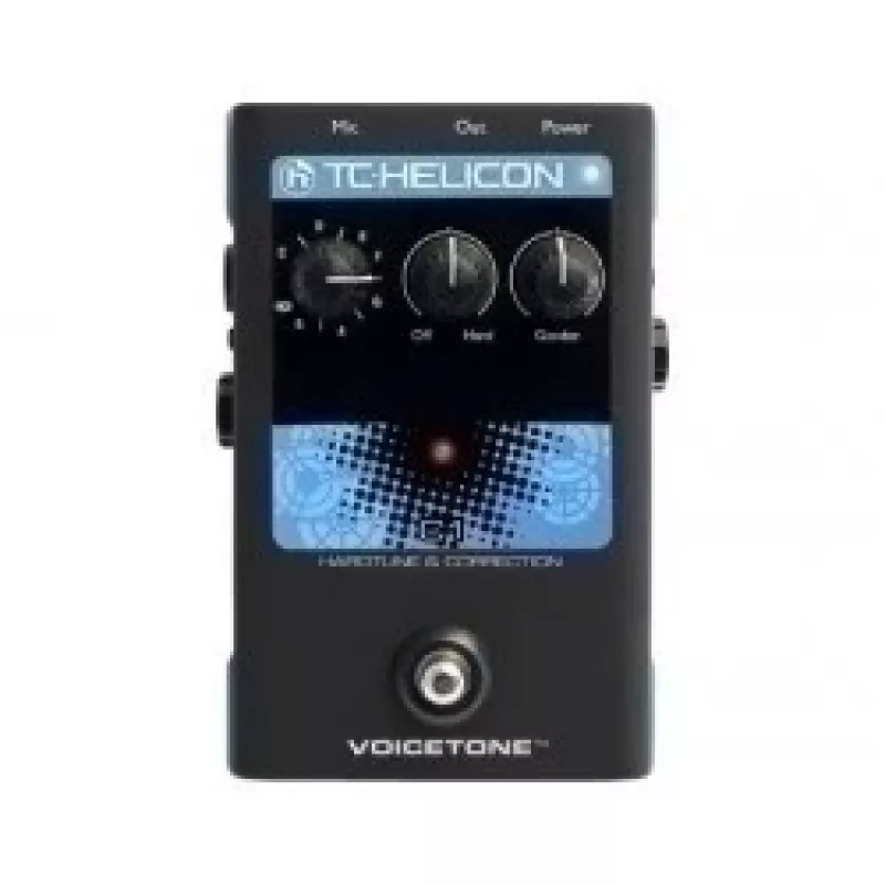 Vokalinis procesorius TC‑Helicon VoiceTone C1 su reverb ir harmonijų efektais