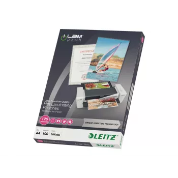 Laminatoriaus plėvelės Leitz iLAM UDT 100 vnt.