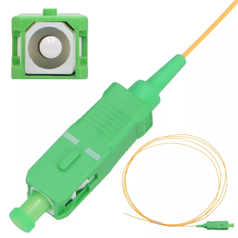 Pigtail Extralink SC/APC vienmodis G.657.A1 900µm FTTH 3 m