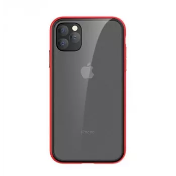 Apsauginis smūgiams atsparus dėklas COMMA Joy, skirtas iPhone 11 Pro, raudonas — smūgius sugeriantis apsauginis dangtelis