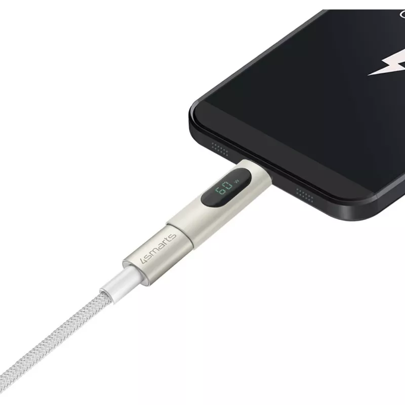 4smarts USB-C į USB-C laidas PremiumCord 100W 3m baltas - 3 m - USB C - USB C - USB 2.0 - 0,48 Gbit/s - Baltas