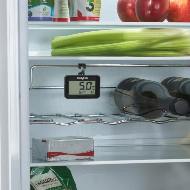 Skaitmeninis šaldytuvo termometras Salter SA00574BFEU12 su LCD, temperatūros diapazonas nuo -20 iki 50°C