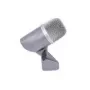 Instrumentinis mikrofonas Omnitronic 13030902 — laidinis XLR-3, 50–15000 Hz, -55 dB jautrumas, sidabrinis, maitinamas DC