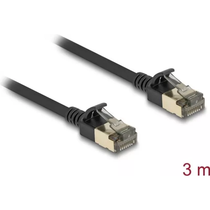 Tinklo kabelis DeLOCK RJ45 Cat.8.1 3 m juodas