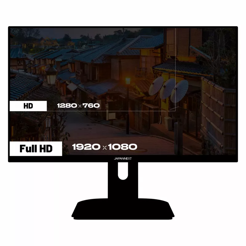JAPANNEXT JN-IPS238FHD200F-HSP-CAMO kompiuterio monitorius 61 cm (24 col.) 1920 x 1080 taškų Full HD LCD juodas