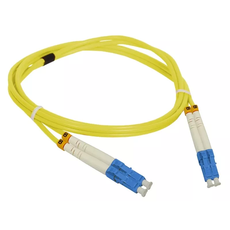 Alantec FOC-LCLC-9SMD-5 InfiniBand/šviesolaidinis kabelis 5 m LC Geltonas