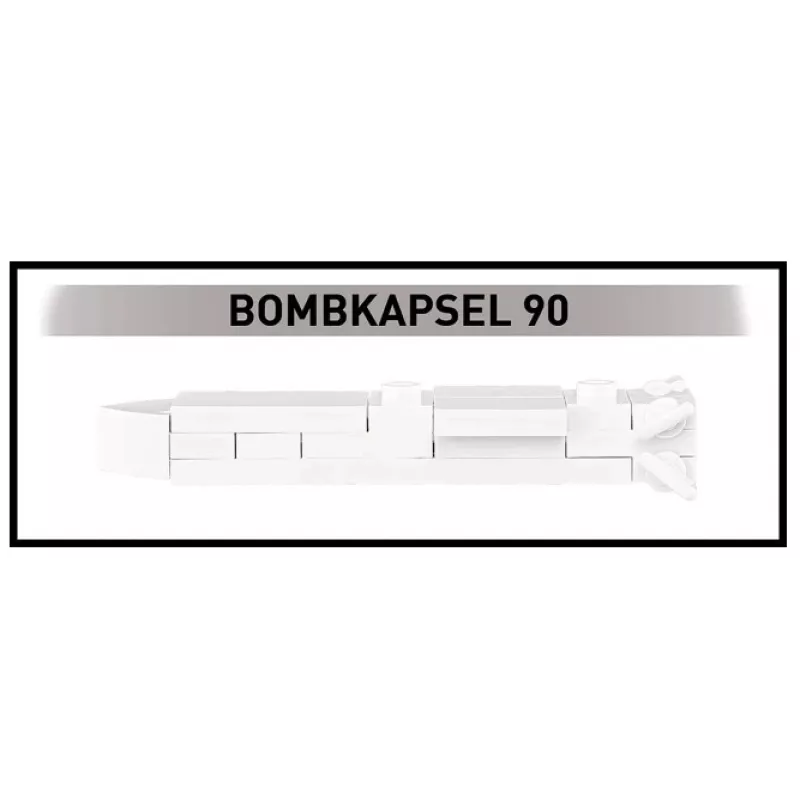 Konstruktorius Cobi Blocks Saab AJS 3 Viggen 911 vnt. modelio rinkinys, 911 dalių