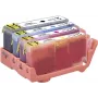 Renkforce rašalo kombinacijų rinkinys, pakeičiantis HP 364 XL (N9J74AE) suderinamas juodas, žydras, purpurinis, geltonas RF-5705446 (RF-5705446)