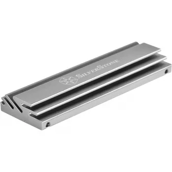 Pasyvus M.2 aušintuvas SidabrinėSTONE TP04 — aliuminis radiatorius M.2 SSD (SST-TP04)