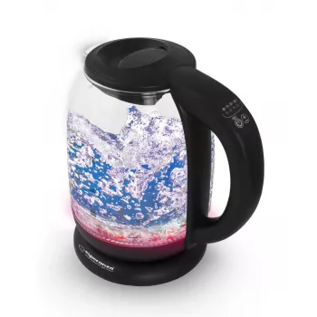 Esperanza EKK027 elektrinis virdulys 1,7 L 2200 W juodas, permatomas