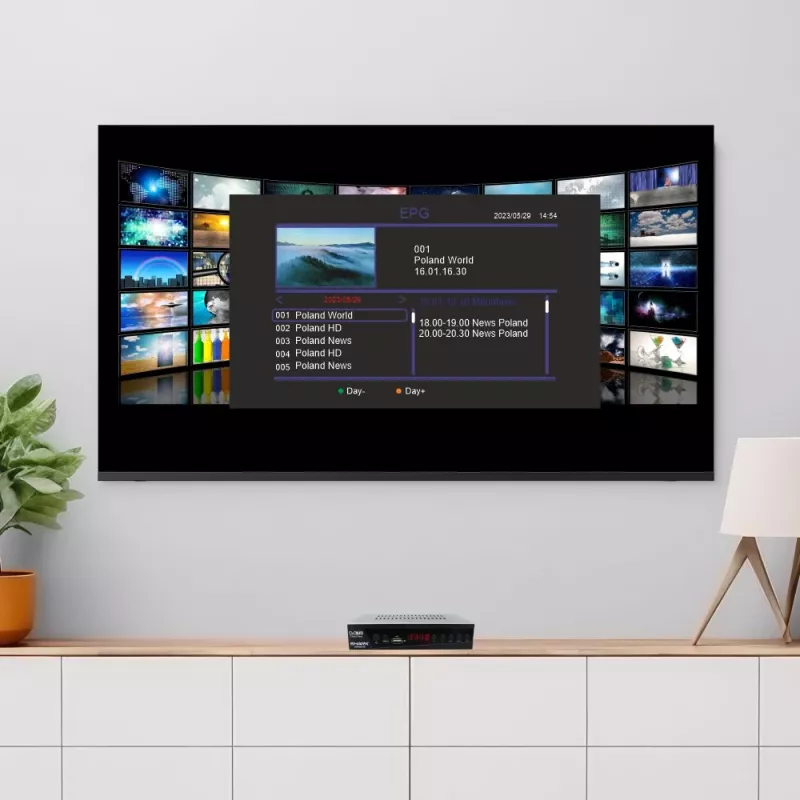 Skaitmeninis TV imtuvas MANTA DVBT005-SH DVB-T/T2 HEVC palaikymas