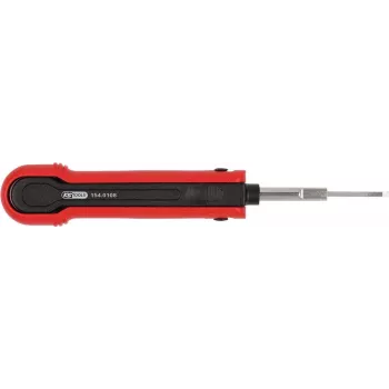 Kontaktų atlaisvinimo įrankis ks tools 154.0108, skirtas 1,5 mm plokštiems AMP/Tyco Superseal kontaktams