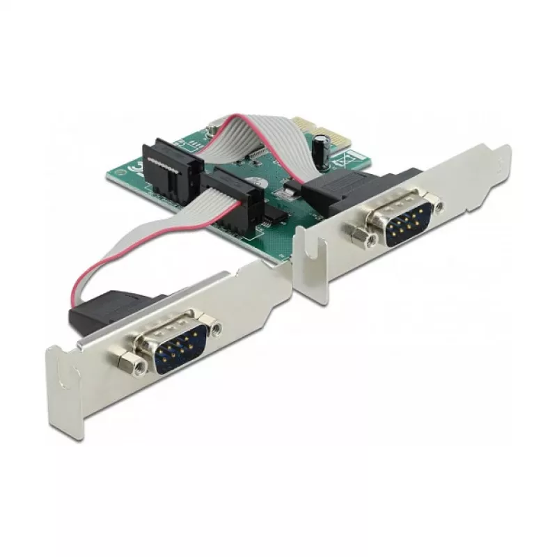 DeLOCK PCI Express x1 kortelė su 2 nuosekliaisiais RS-232 prievadais
