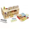 Melissa & Doug medinis sumuštinių skaitiklis su delikatesų pjaustytuvu – 56 dalys apsimestinio maisto – FSC sertifikuota