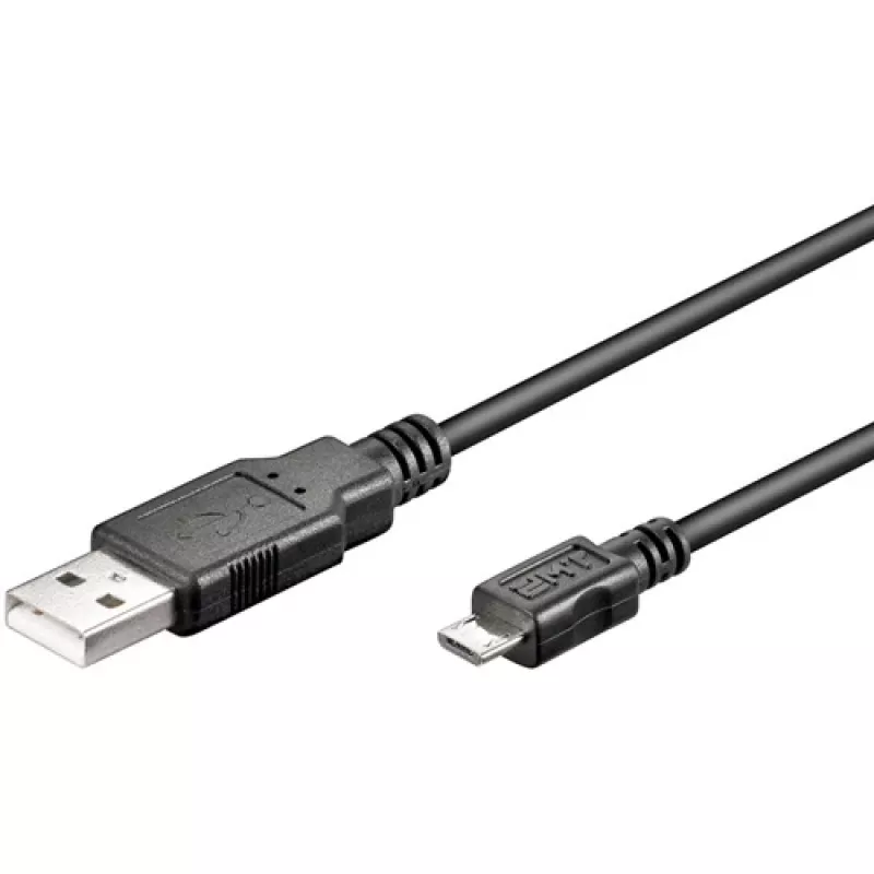 LogiLink USB 2.0 jungiamasis laidas, 1,8 m, juodas USB-A kištukas - USB-B mikro kištukas, atitinkantis USB 2.0 (CU0034)