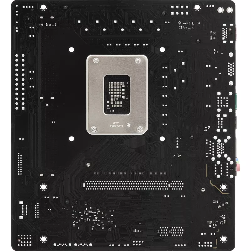 Motininė plokštė ASROCK H810M‑X micro ATX Intel H810 LGA 1851 DDR5 2× DIMM 128GB M.2 2.5GbE HDMI DisplayPort