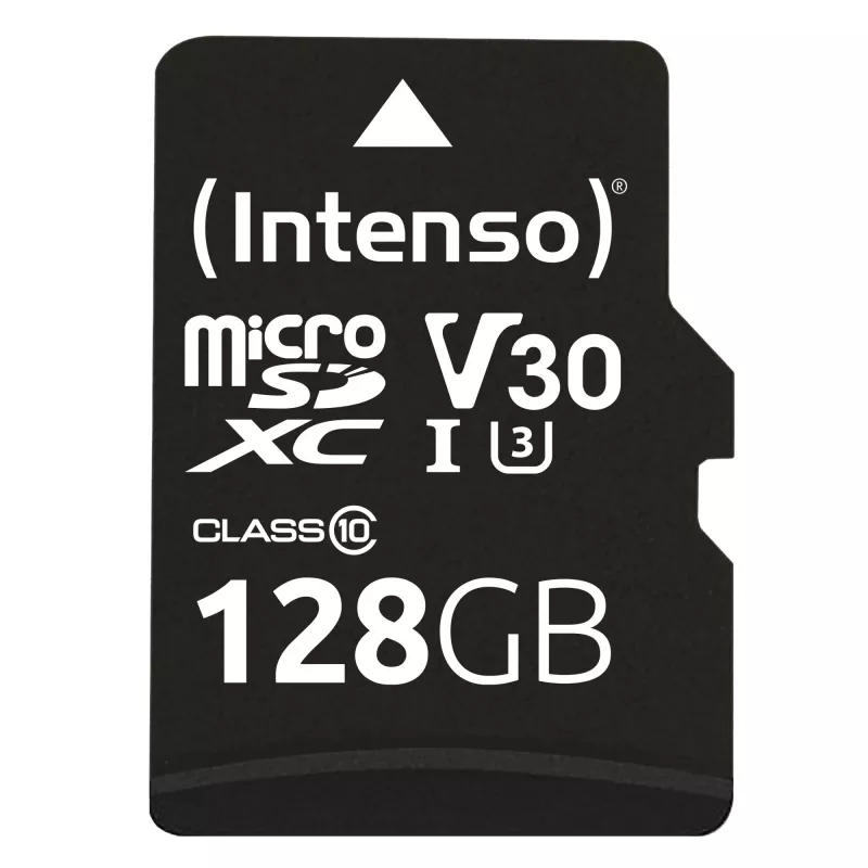 ATMINTIES KORTELĖ MICRO SDXC 128 GB C10/SU ADAPTERIU 3433491 INTENSO