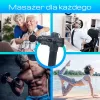 Masažo pistoletas Extralink MSG-01-PRO 3800 RPM 6 antgaliai
