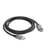 Lanberg CA-DPHD-20CU-0018-BK vaizdo kabelio adapteris 1,8 m DisplayPort HDMI A tipo (standartinis) juodas, sidabrinis