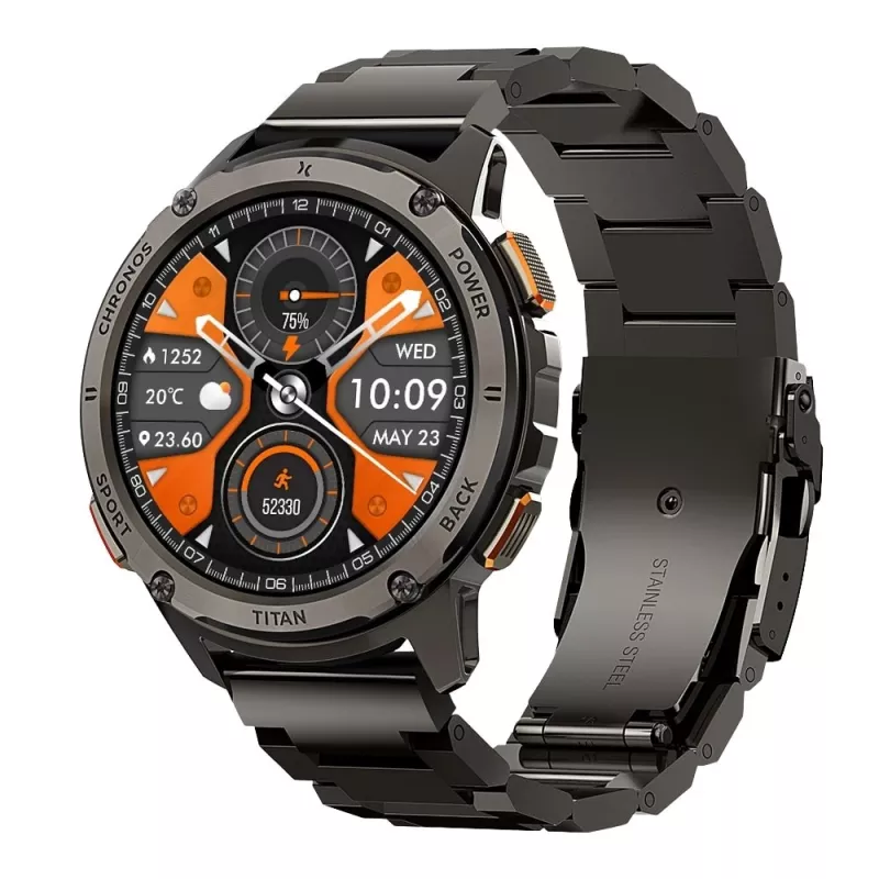 Išmanusis laikrodis FW110 Titan Chronos juodas